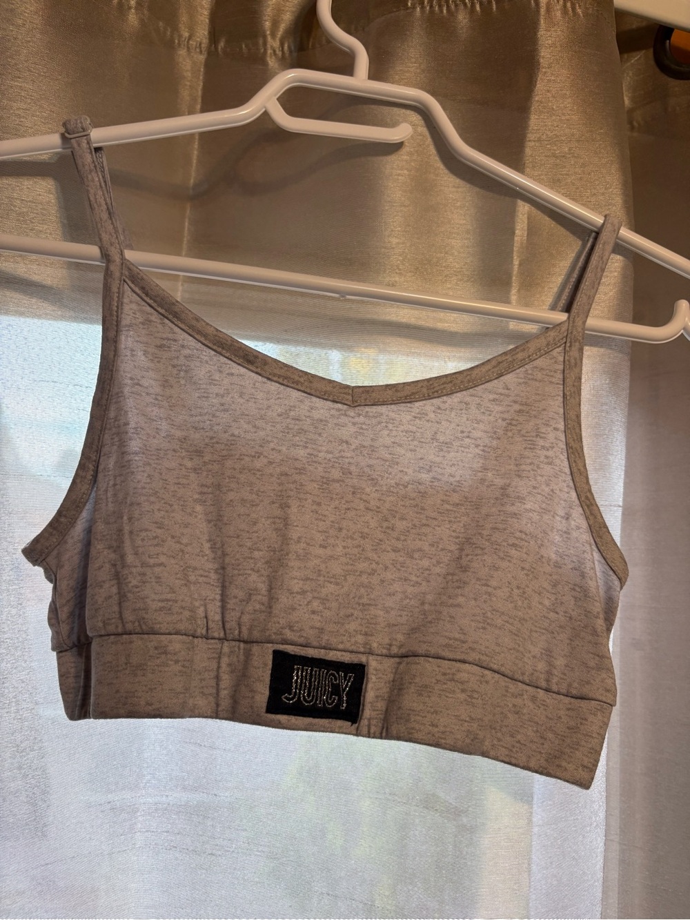 Juicy Couture Heather Gray sleepwear Bralette size small